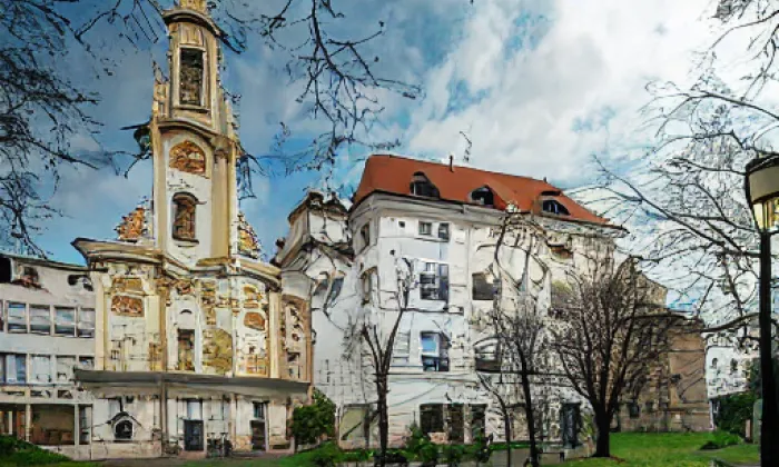 Kostel svatého Pankráce v Praze – spring