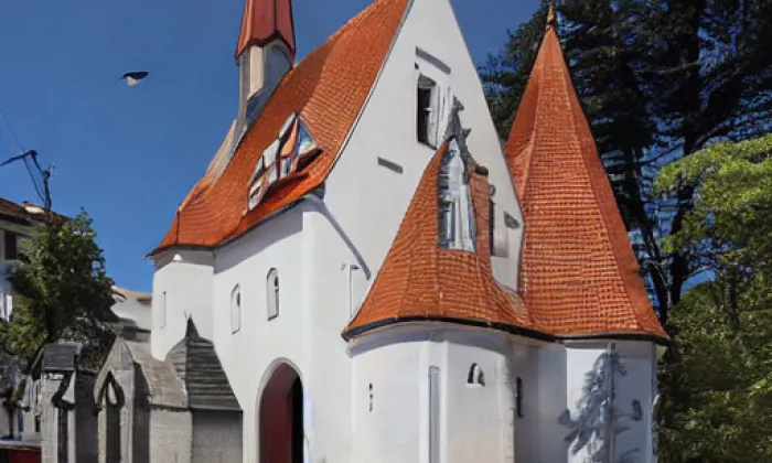 kostel svatého Petra (Krahulov) – summer
