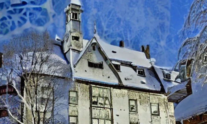 Kostel svatého Petra (Louny) – winter