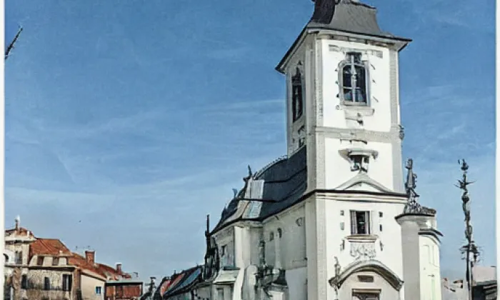 Kostel svatého Petra a Pavla, Říčany, okres Praha-východ – summer