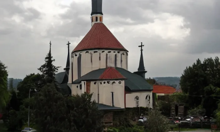 Kostel svatého Petra a Pavla (Želiv) – winter