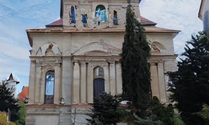 kostel svatého Petra a Pavla (Chlum) – noc