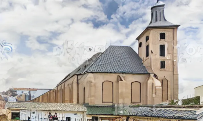 kostel svatého Petra a Pavla (Dříteč) – noc