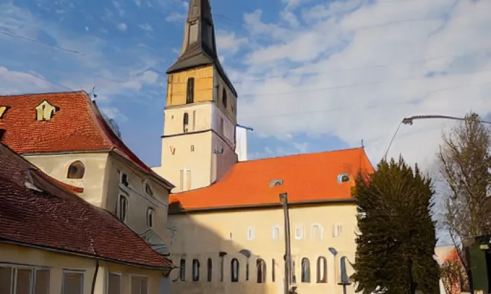 kostel svatého Petra a Pavla (Dalešice) – zima