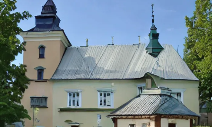 kostel svatého Petra a Pavla (Deštná) – winter