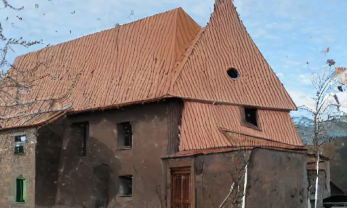 Kostel svatého Petra a Pavla (Hněvošice) – autumn
