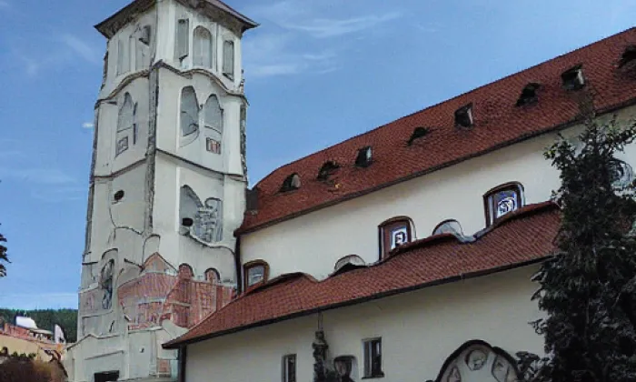 Kostel svatého Petra a Pavla (Horažďovice) – winter