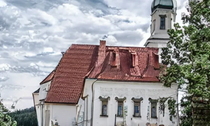 Kostel svatého Petra a Pavla (Jedovnice) – winter