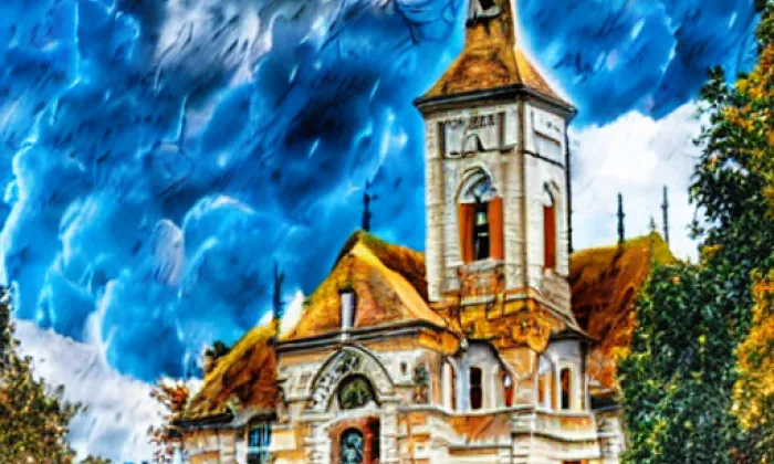 Kostel svatého Petra a Pavla (Jeníkovice) – autumn