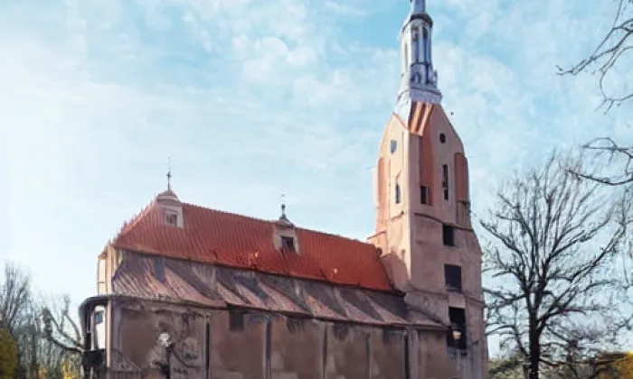 Kostel svatého Petra a Pavla (Kadaň) – winter