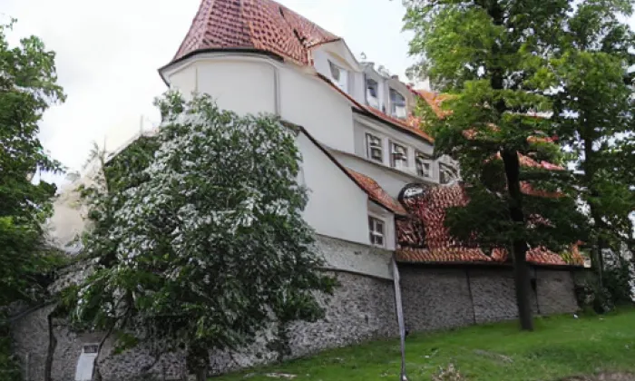 kostel svatého Petra a Pavla (Kaplice) – autumn