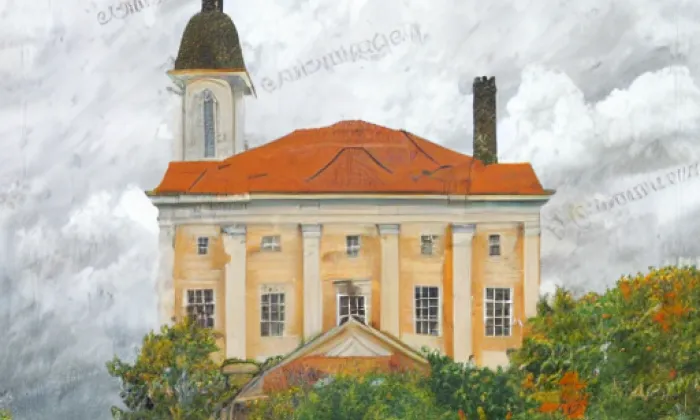 Kostel svatého Petra a Pavla (Konecchlumí) – podzim
