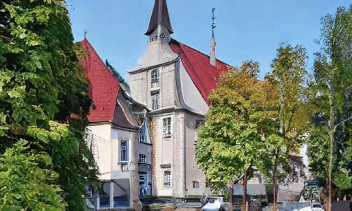 Kostel svatého Petra a Pavla (Kostelní Bříza) – podzim
