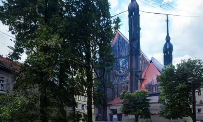 Kostel svatého Petra a Pavla (Kružberk) – summer