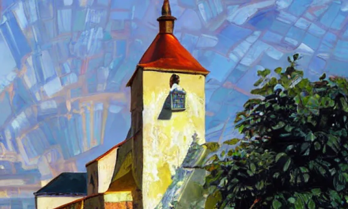 Kostel svatého Petra a Pavla (Kučerov) – summer
