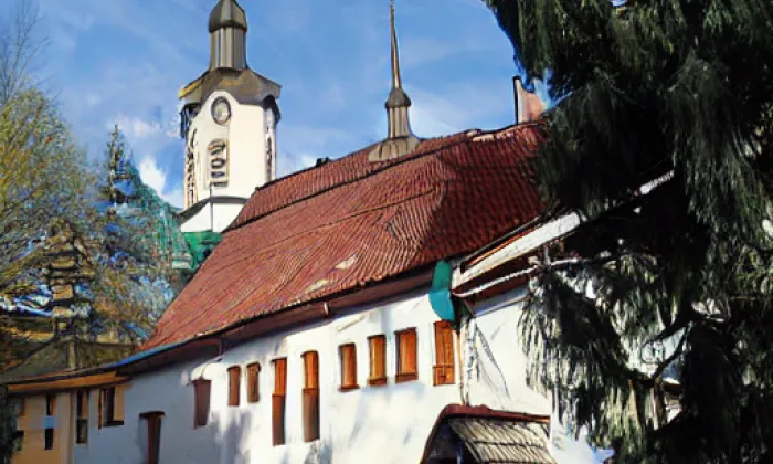 Kostel svatého Petra a Pavla (Nebovidy) – winter