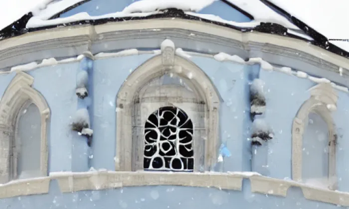 kostel svatého Petra a Pavla (Olomouc) – winter