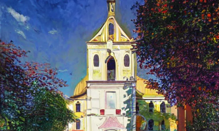 Kostel svatého Petra a Pavla (Podbřežice) – summer
