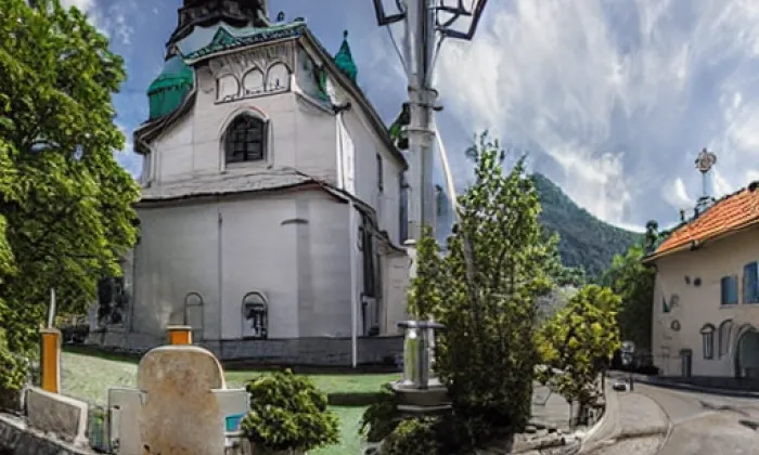 Kostel svatého Petra a Pavla (Semily) – zima