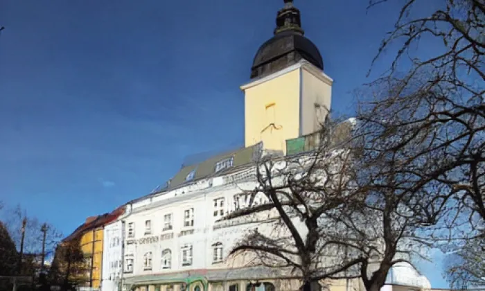 kostel svatého Petra a Pavla (Velký Újezd) – akvarel