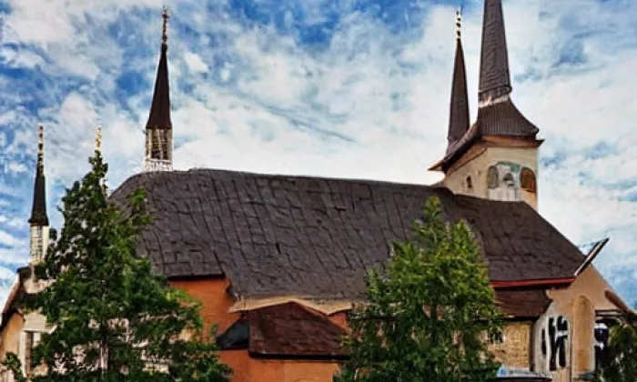 Kostel svatého Petra na Poříčí – winter