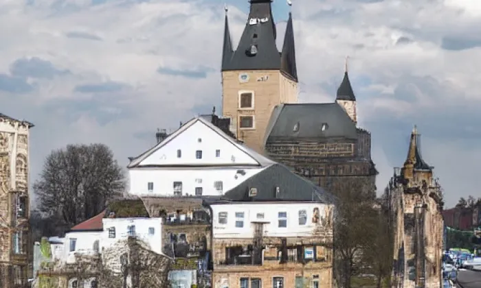 Kostel svatého Prokopa (Žďár nad Sázavou 1) – akvarel
