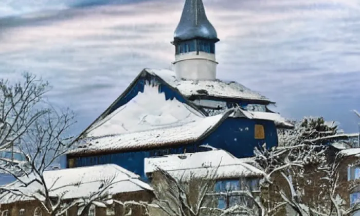 Kostel svatého Prokopa (Žďár nad Sázavou 1) – winter