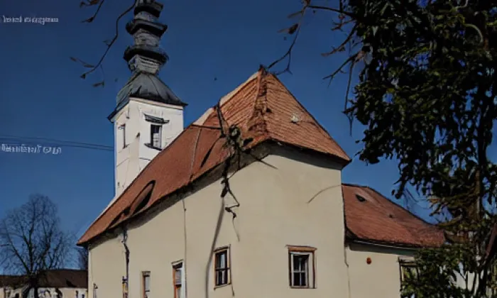 kostel svatého Prokopa (Čehovice) – winter