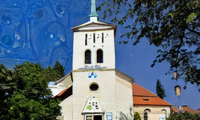 Kostel svatého Prokopa (Čestlice) – léto
