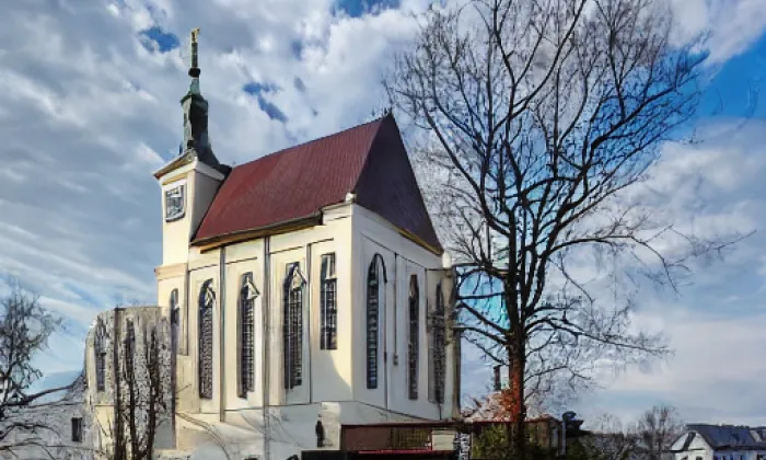 Kostel svatého Prokopa (Bezděkov nad Metují) – zima