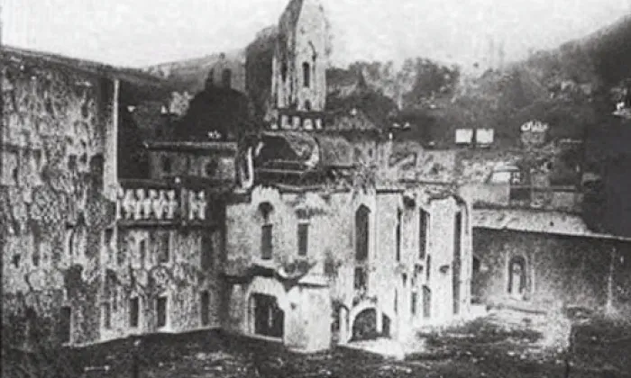 Kostel svatého Prokopa (Butovice) – noc