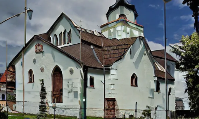 kostel svatého Prokopa (Chyšky) – podzim
