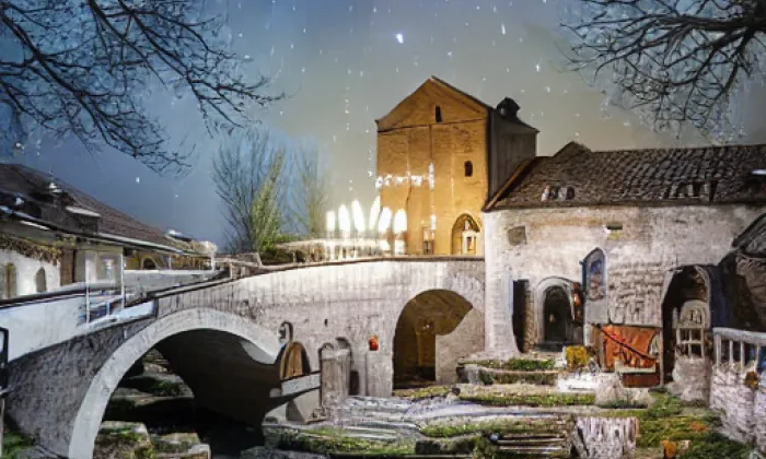 kostel svatého Prokopa (Jarošov nad Nežárkou) – noc