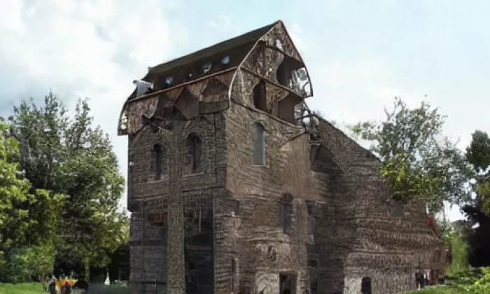 Kostel svatého Prokopa (Krupka) – akvarel