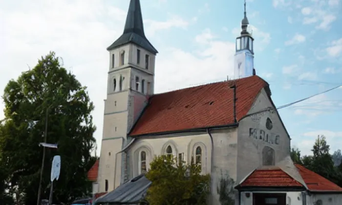 Kostel svatého Prokopa (Libošovice) – autumn