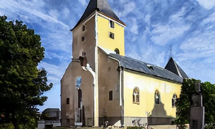 Kostel svatého Prokopa (Loštice) – noc