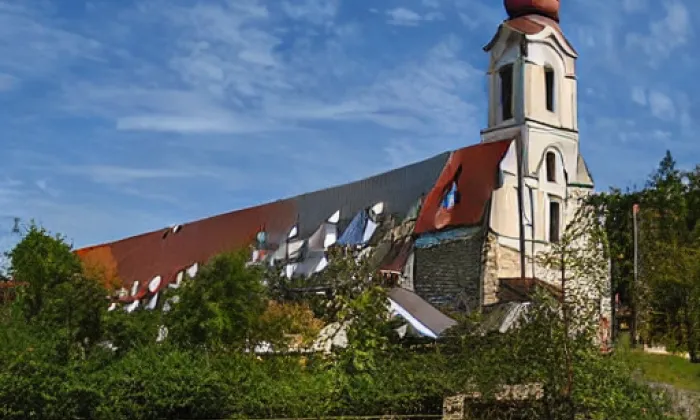 Kostel svatého Prokopa (Mukov) – jaro
