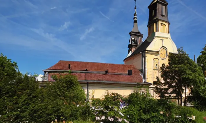 Kostel svatého Prokopa (Mukov) – zima