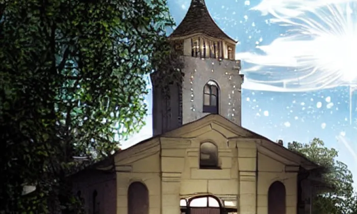 Kostel svatého Prokopa (Mutějovice) – noc