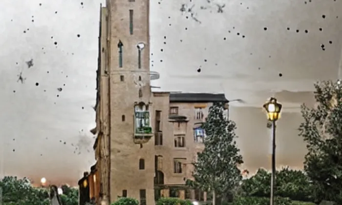 Kostel svatého Prokopa (Starý Bydžov) – noc