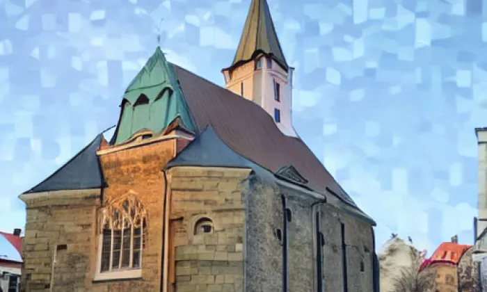 Kostel svatého Prokopa s farou – summer
