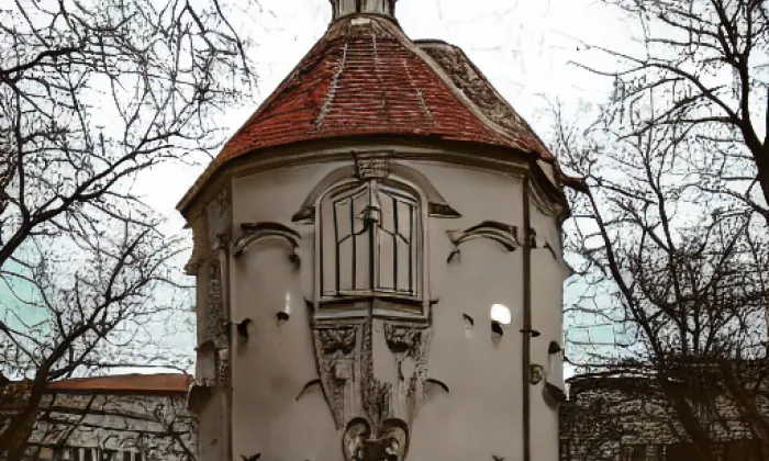 Kostel svatého Rocha (Praha 3) – noc