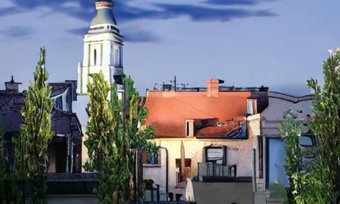 Kostel svatého Stanislava (Bošovice) – noc