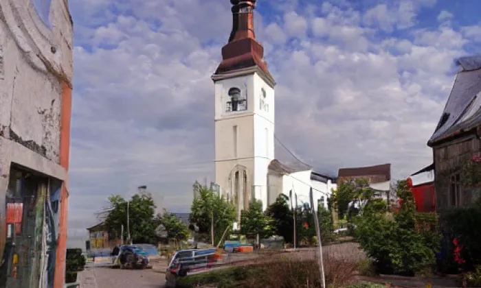 Kostel svatého Urbana (Vysoká) – jaro