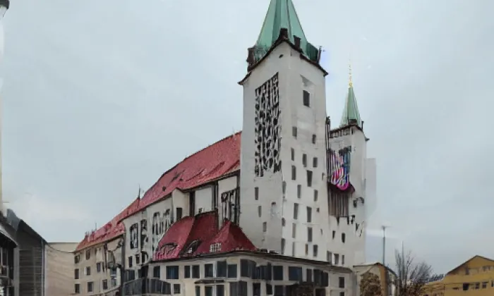 Kostel svatého Václava (Bítov) – akvarel