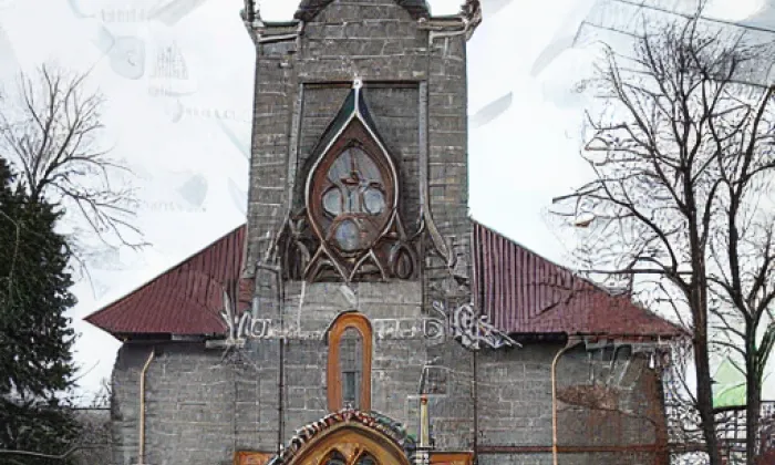 Kostel svatého Václava (Boč) – podzim