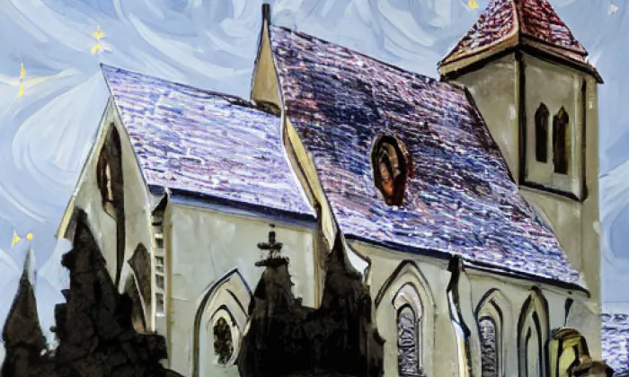 kostel svatého Václava (Bratčice) – noc