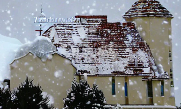 kostel svatého Václava (Bratčice) – winter
