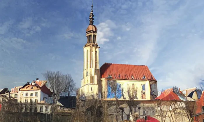 Kostel svatého Václava (Chřenovice) – akvarel