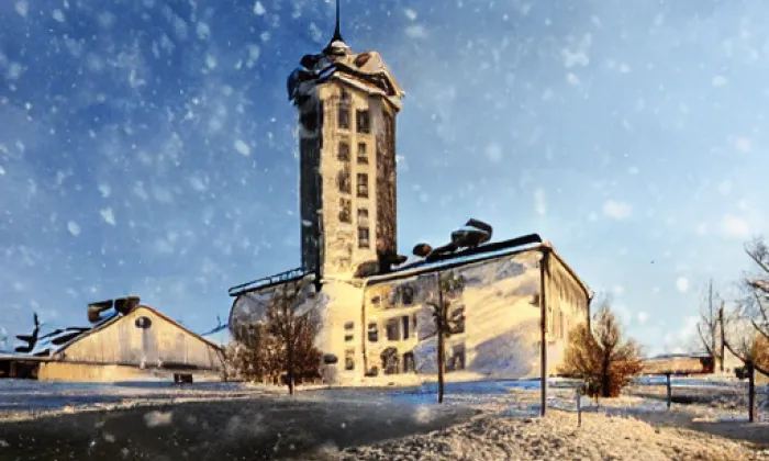 Kostel svatého Václava (Chřenovice) – winter